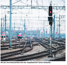 Ein Bypass für den Hauptbahnhof Zürich