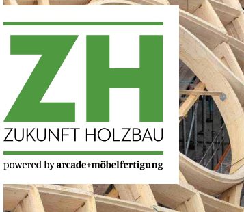 Zunkunft Holzbau" Text überwiegend von Robert Schütz